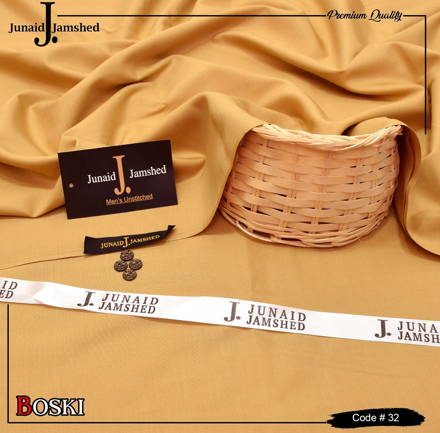 SUMMER COLLECTION BOSKI WASH AND WEAR UNSTITCHED