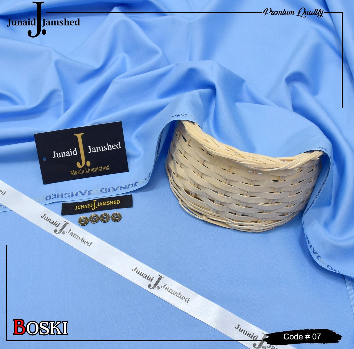 SUMMER COLLECTION BOSKI WASH AND WEAR UNSTITCHED