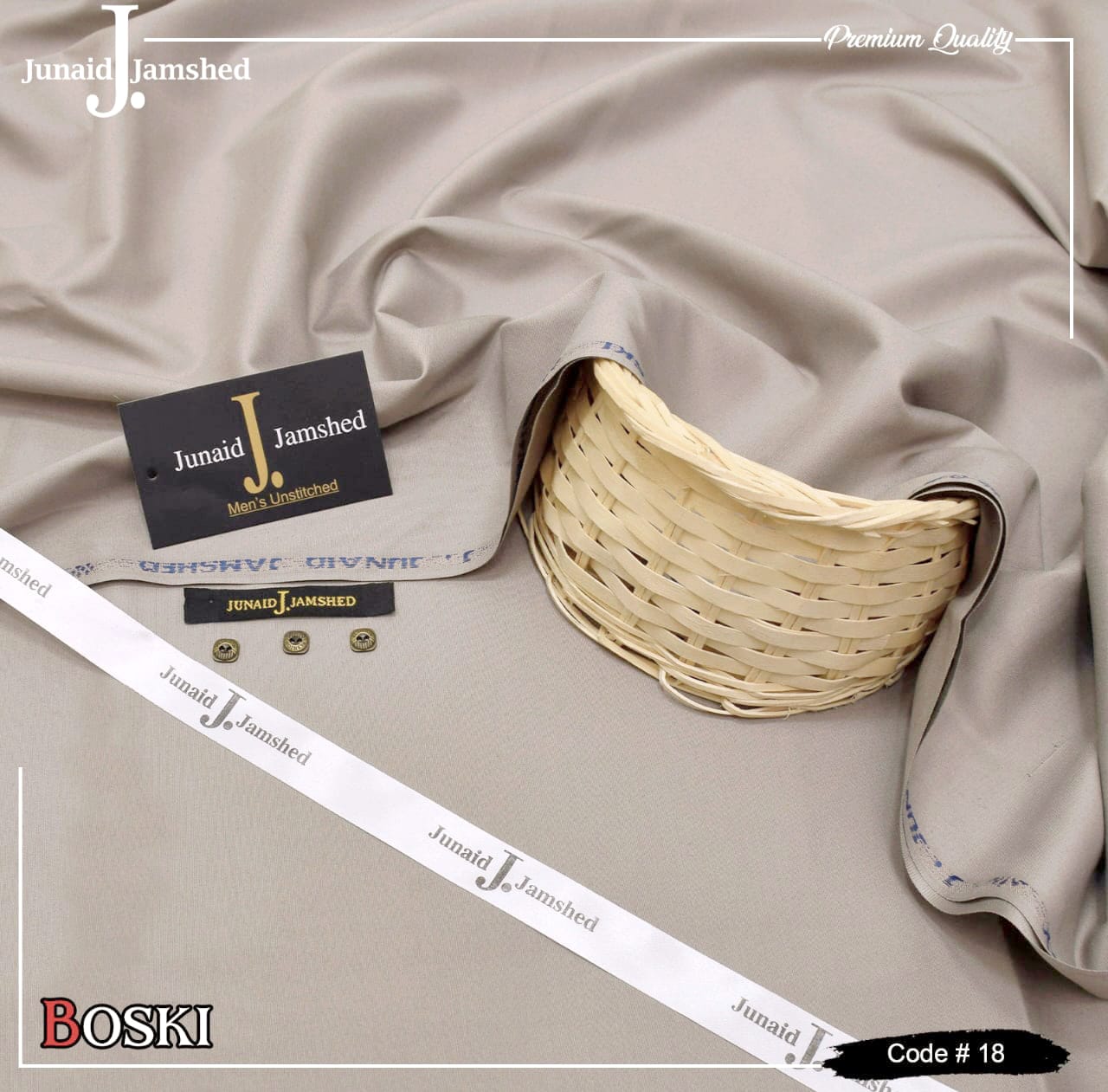 SUMMER COLLECTION BOSKI WASH AND WEAR UNSTITCHED