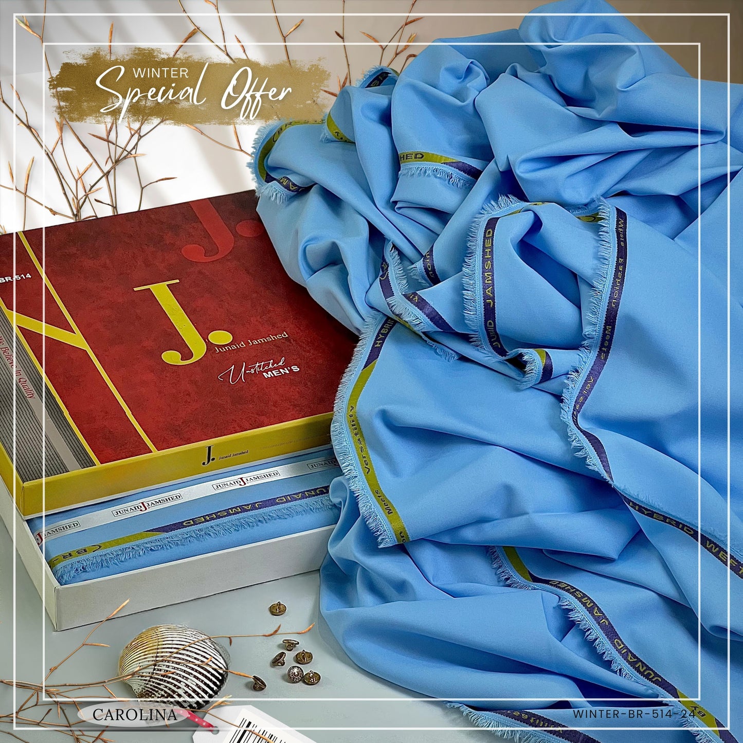 Winter Collection Wash and Wear Premium With box