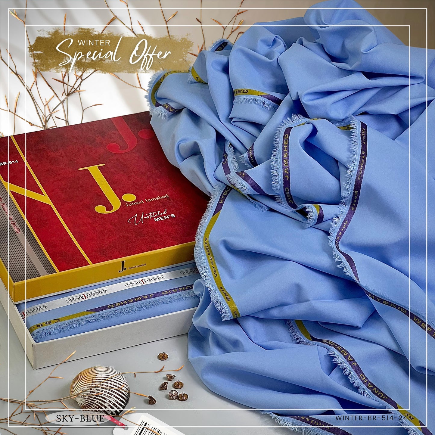 Winter Collection Wash and Wear Premium With box