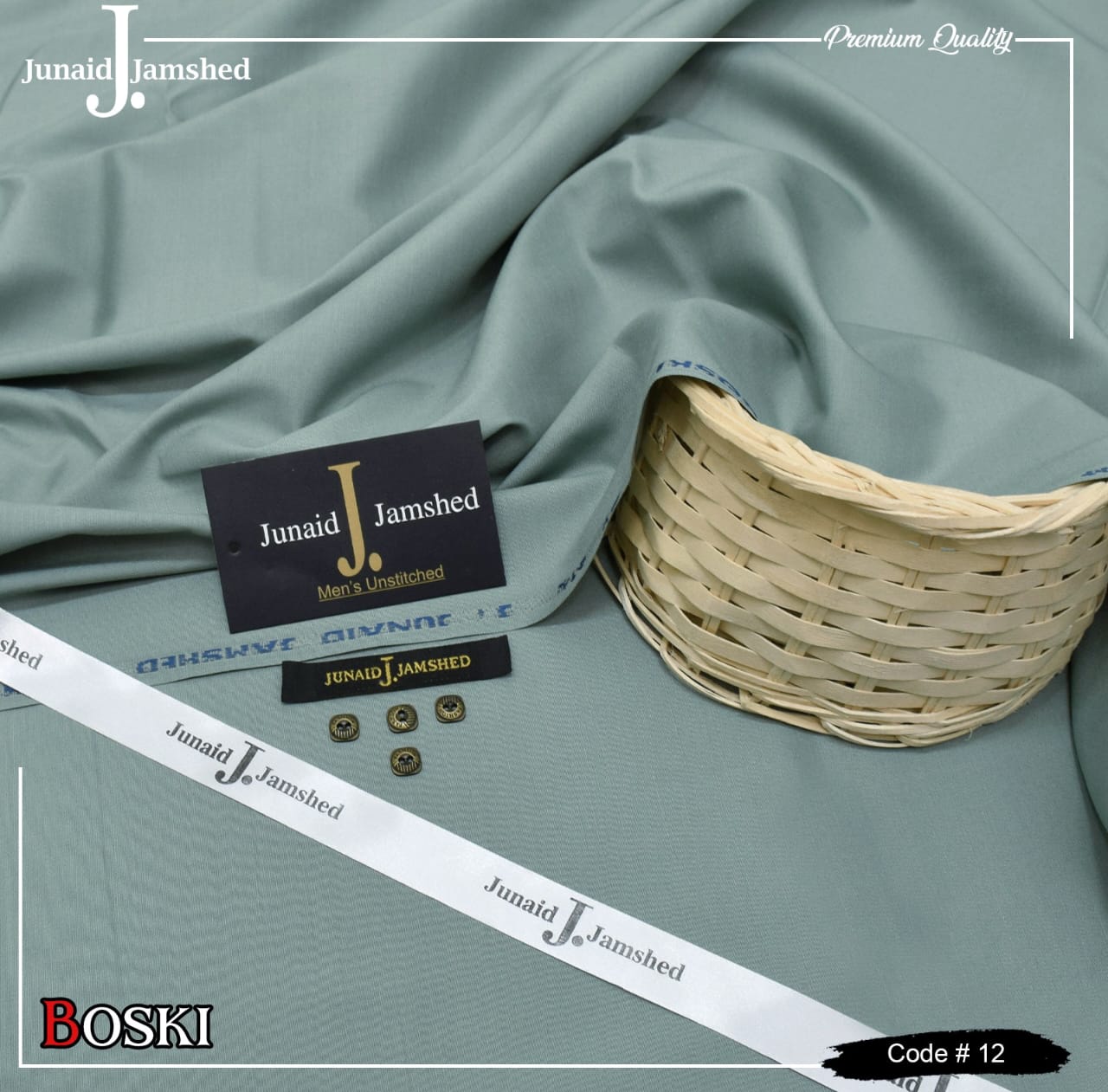 SUMMER COLLECTION BOSKI WASH AND WEAR UNSTITCHED
