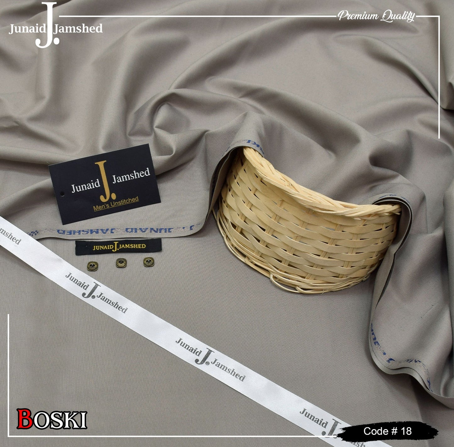 SUMMER COLLECTION BOSKI WASH AND WEAR UNSTITCHED