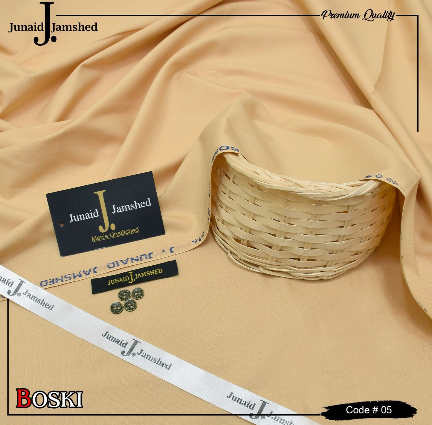 SUMMER COLLECTION BOSKI WASH AND WEAR UNSTITCHED