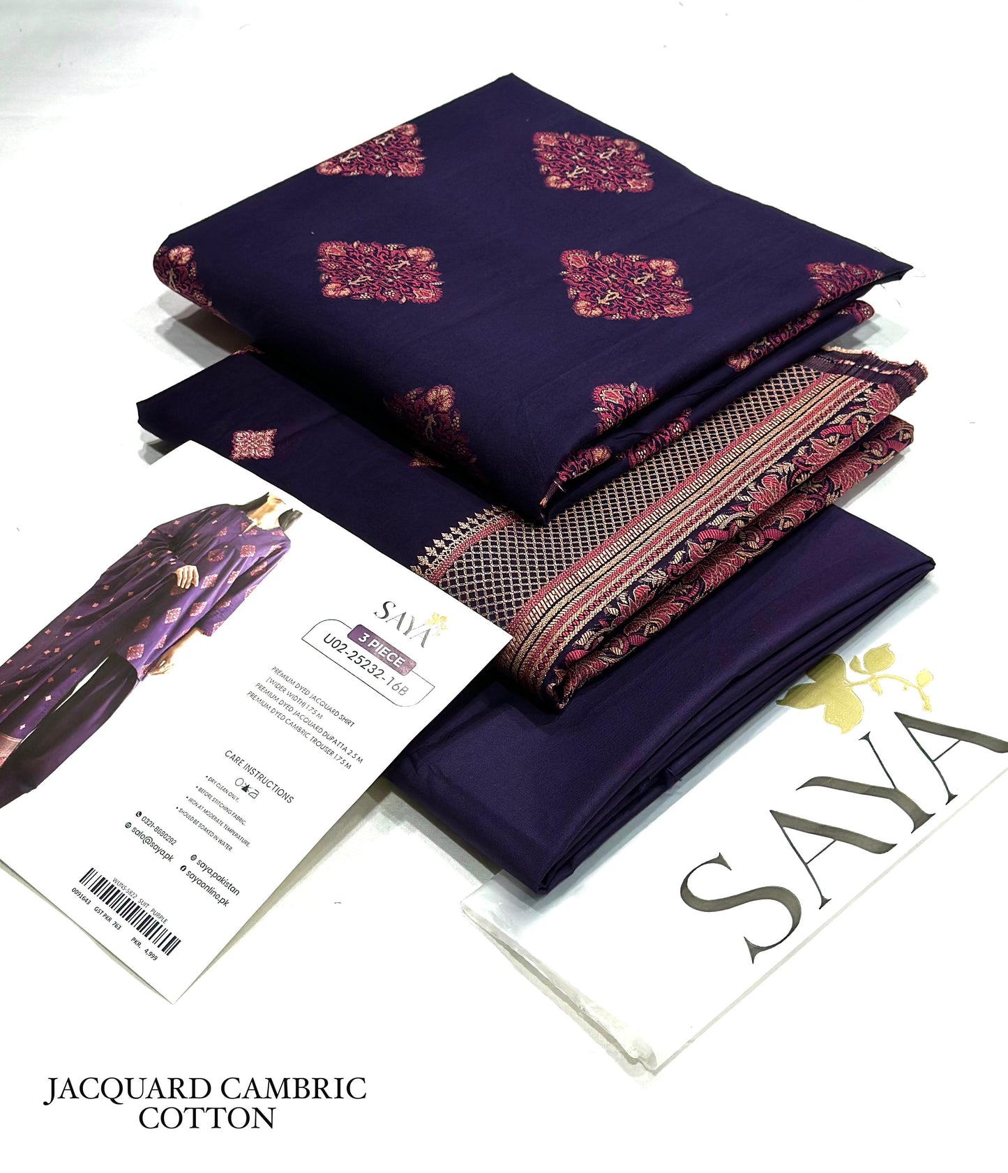 Saya Mid summer 3 piece cotton suit