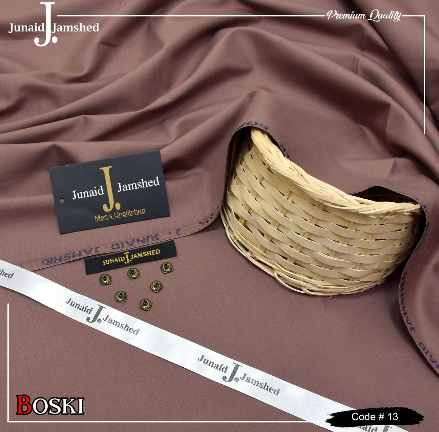 SUMMER COLLECTION BOSKI WASH AND WEAR UNSTITCHED