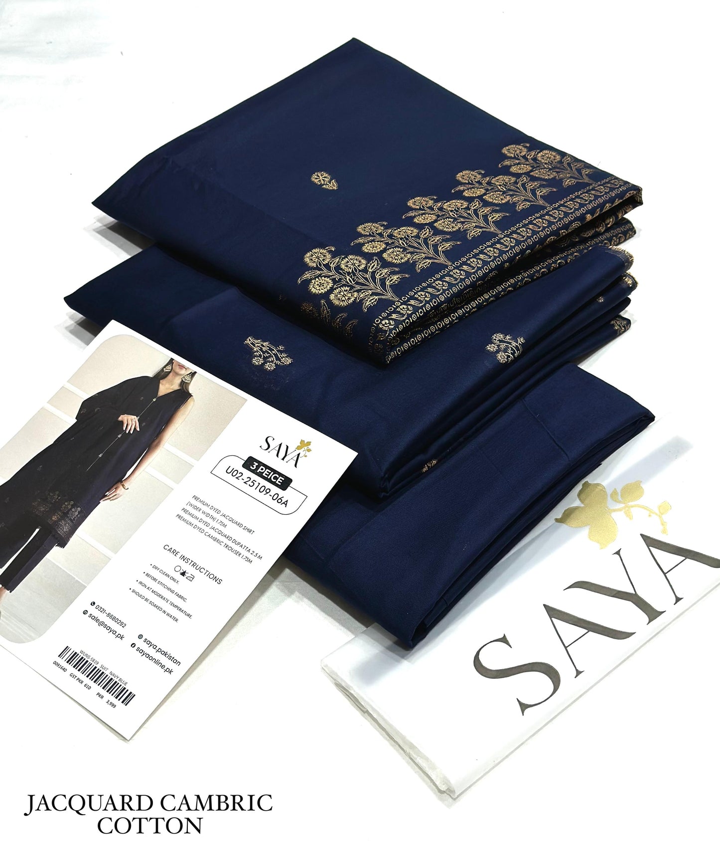 Saya Mid summer 3 piece cotton suit