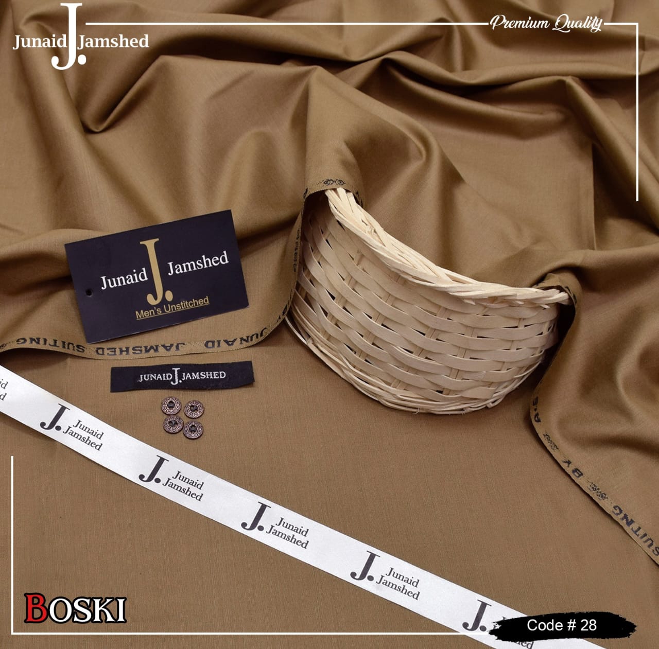 SUMMER COLLECTION BOSKI WASH AND WEAR UNSTITCHED