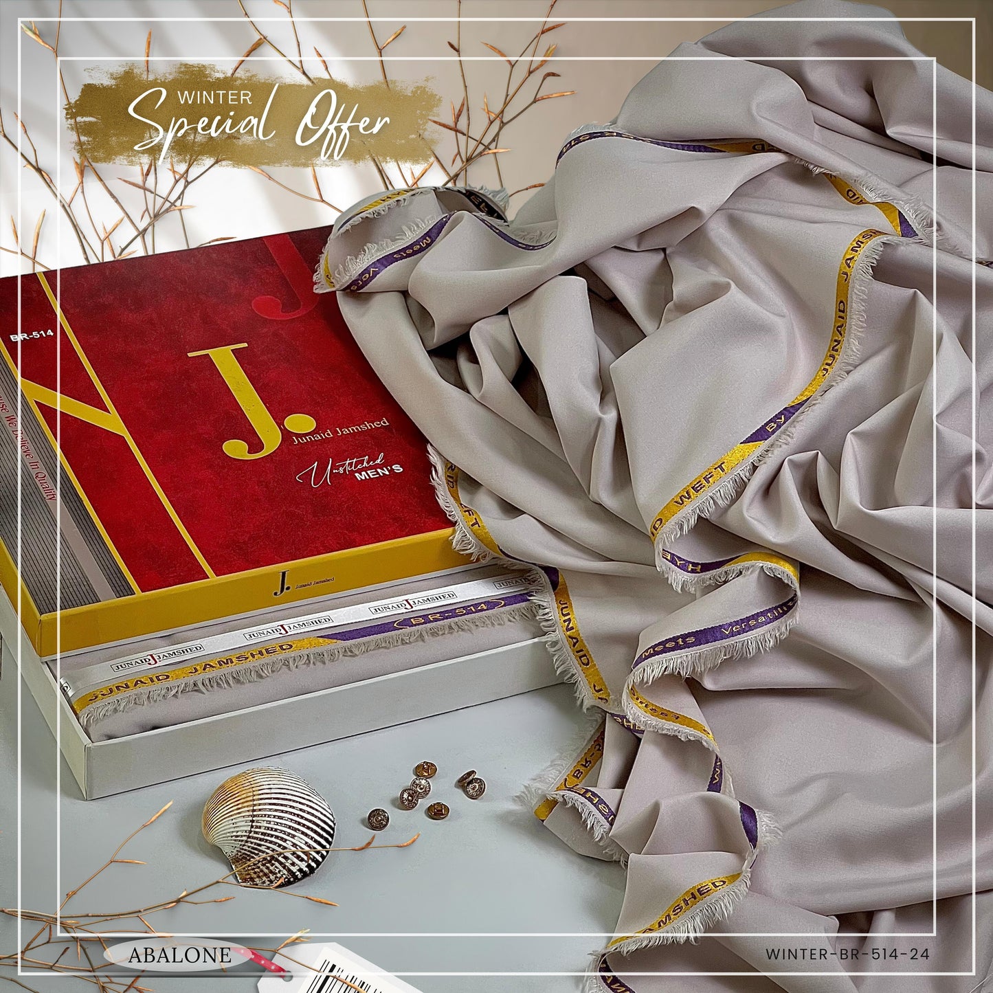 Winter Collection Wash and Wear Premium With box