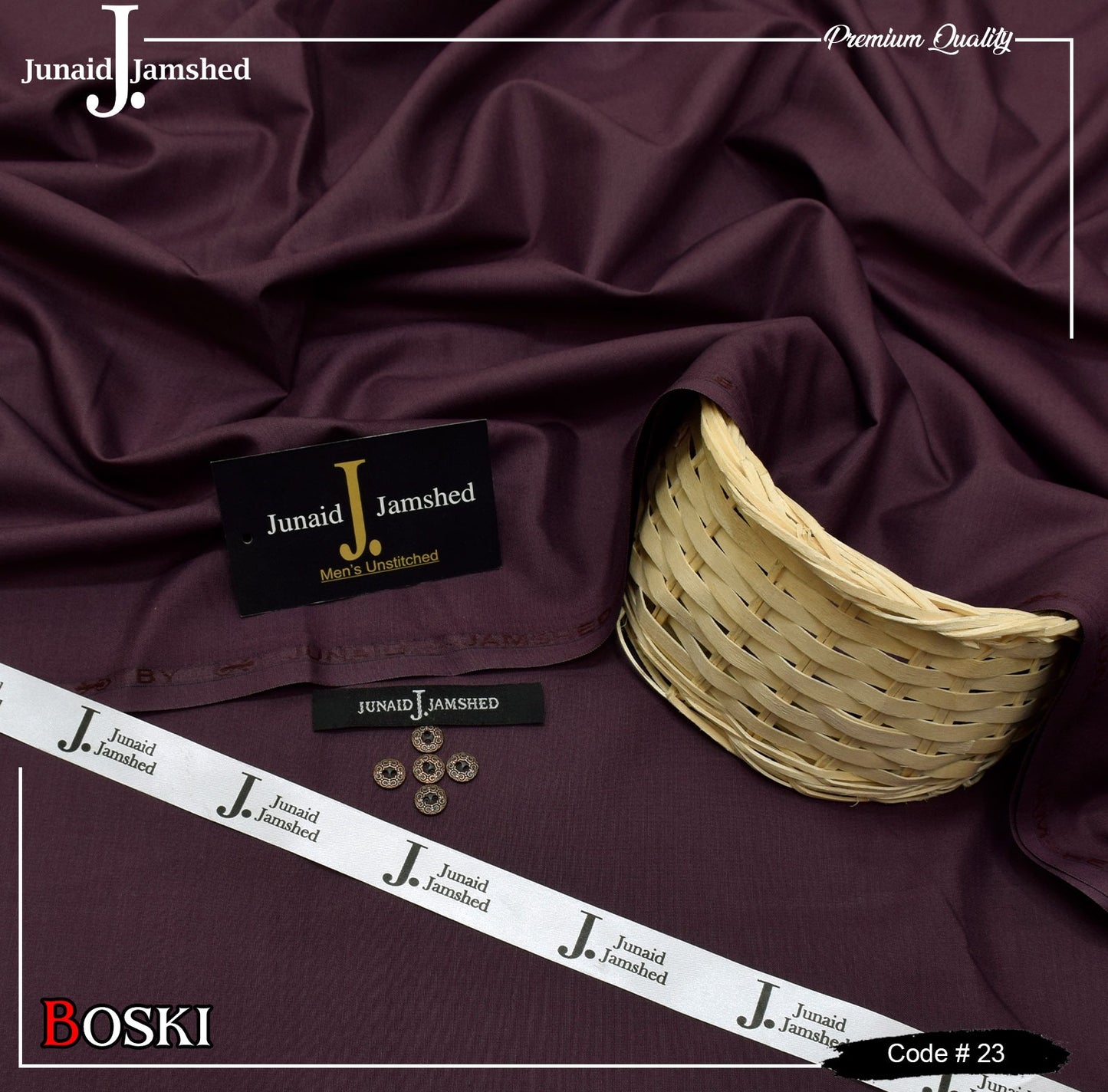 SUMMER COLLECTION BOSKI WASH AND WEAR UNSTITCHED