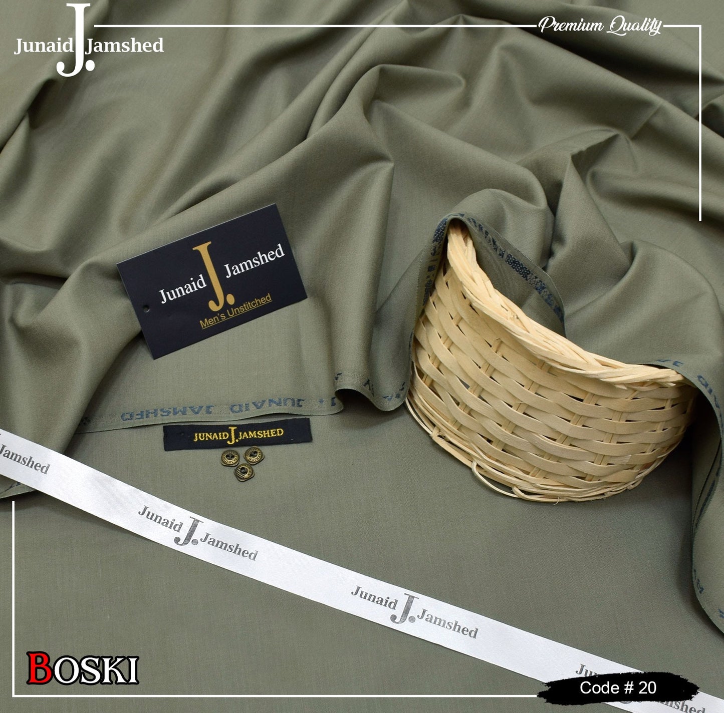 SUMMER COLLECTION BOSKI WASH AND WEAR UNSTITCHED