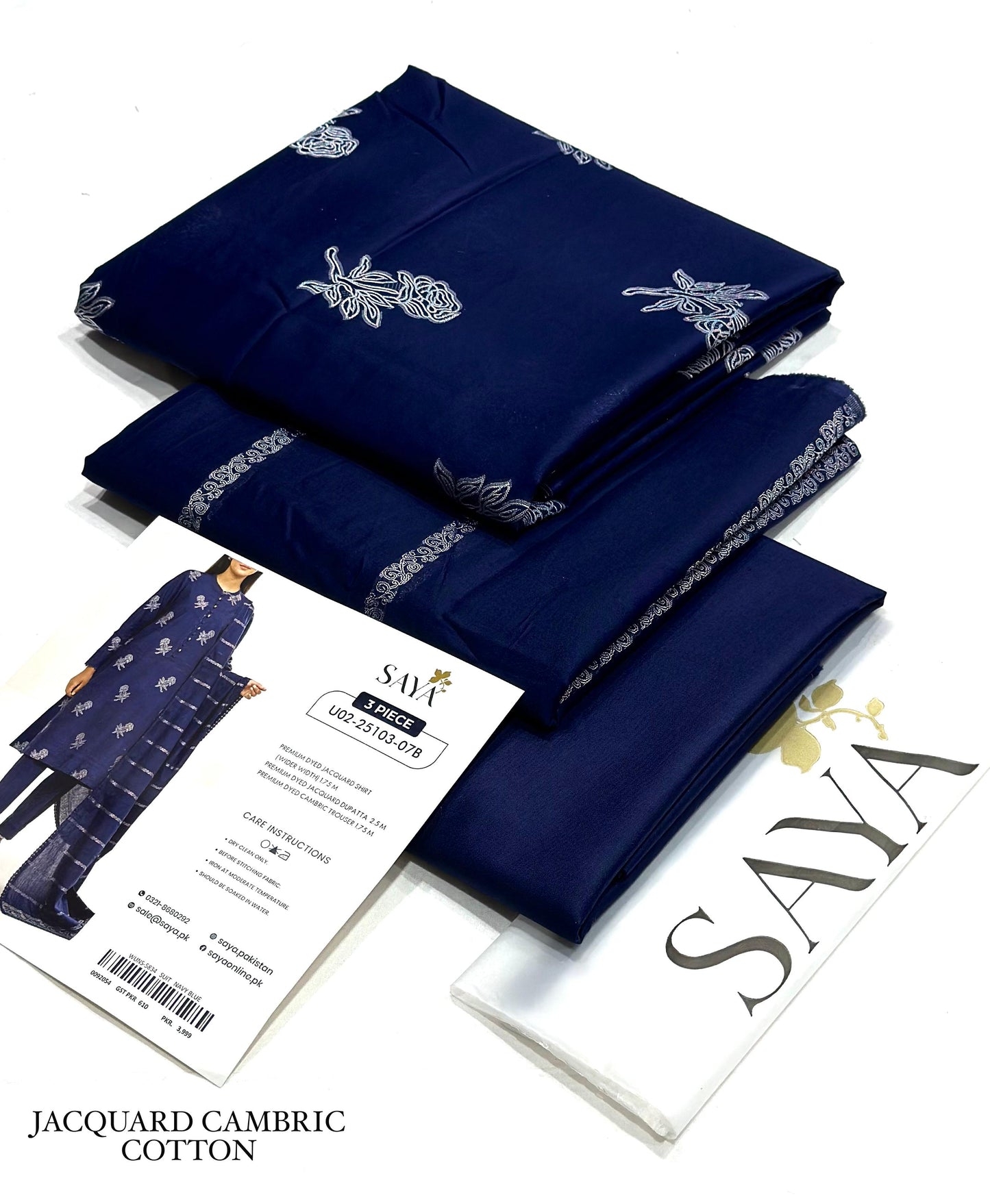 Saya Mid summer 3 piece cotton suit