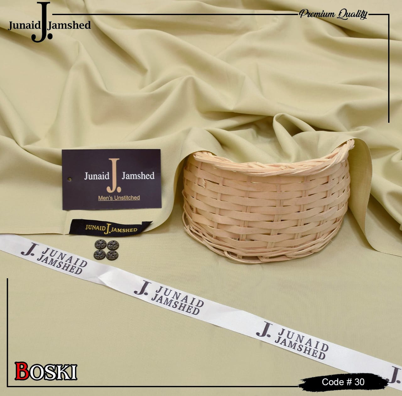SUMMER COLLECTION BOSKI WASH AND WEAR UNSTITCHED